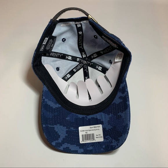 Redbull Signature Series 9Twenty New Era Hat Cap Strapback Blue Digicamo NWT - Picture 5 of 8